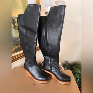 Kelsi Dagger Brooklyn Black Leather Boots